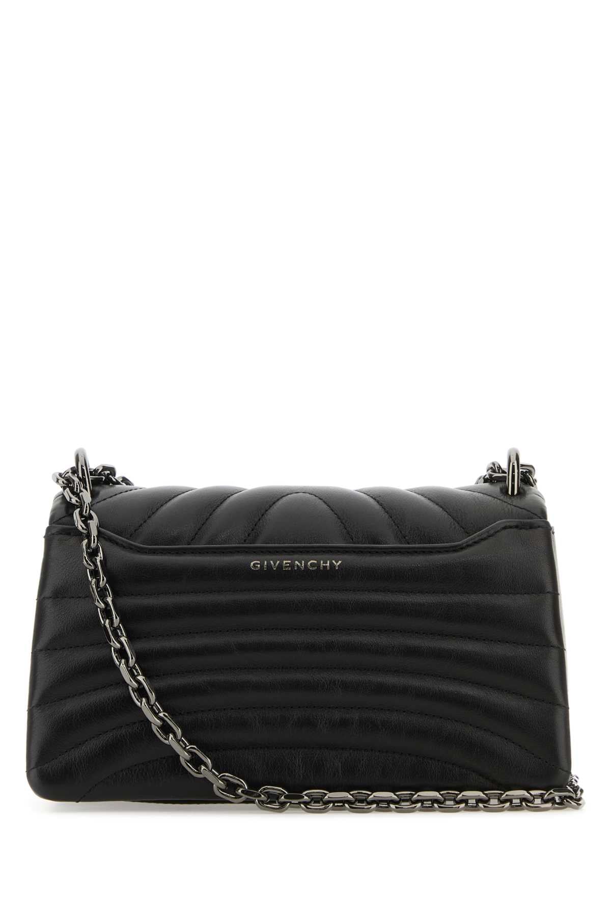 Givenchy Women Black Leather Small 4G Soft Shoulder Bag