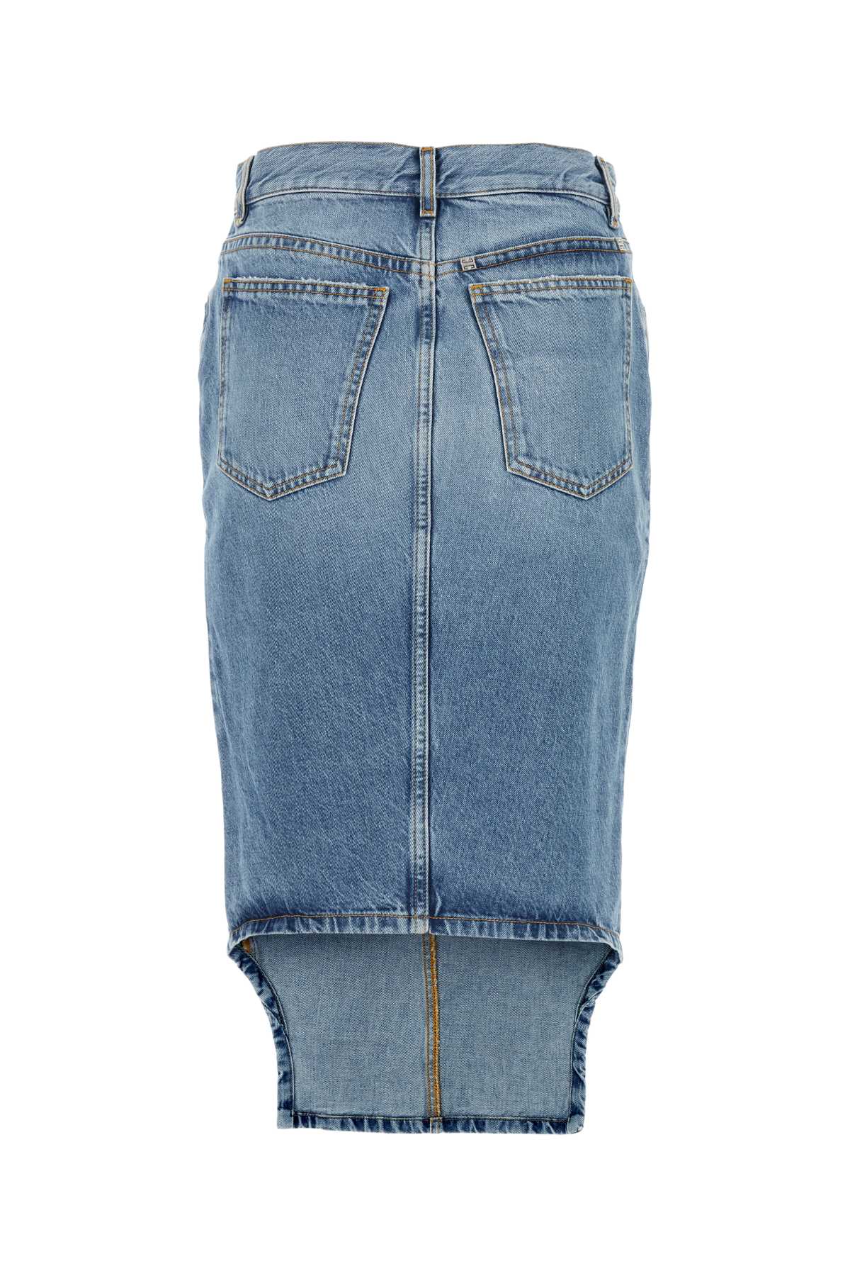 Givenchy Women Denim Midi Skirt