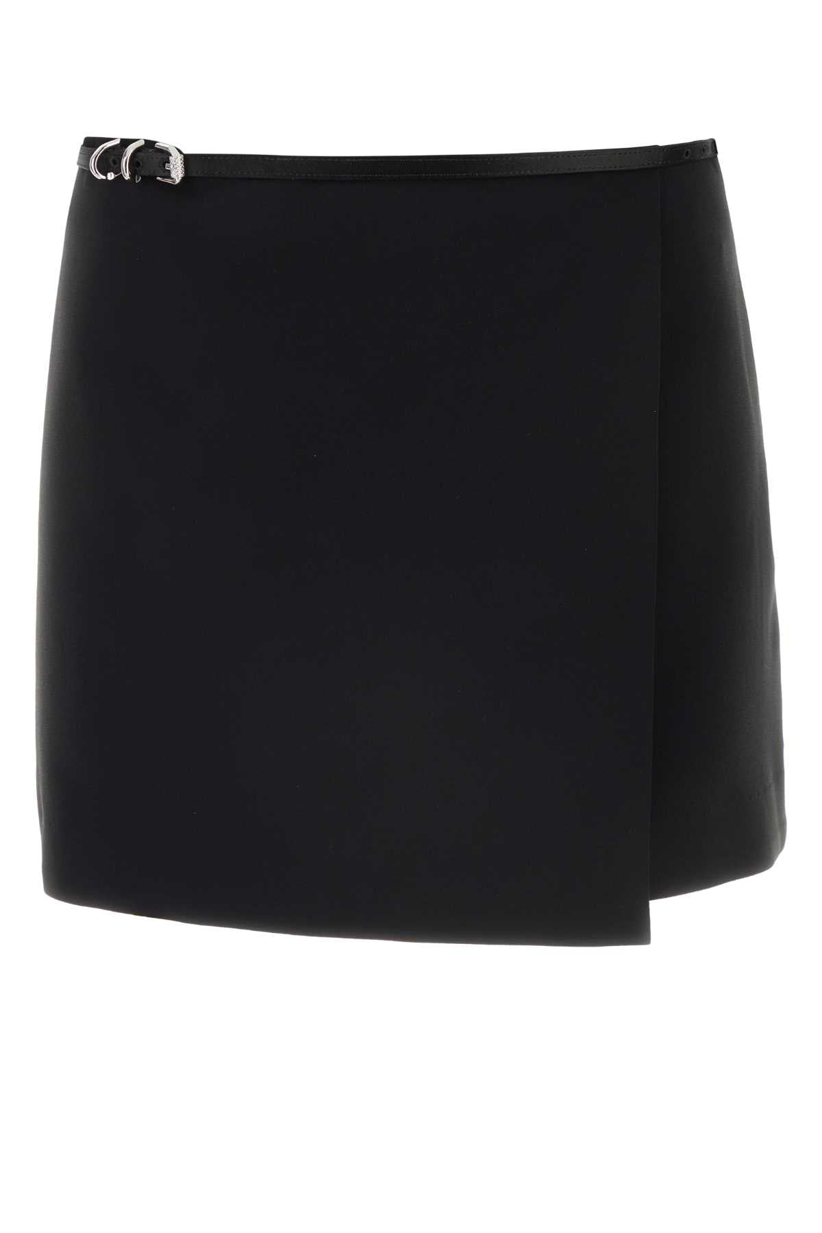 Givenchy Women Black Duchesse Mini Skirt