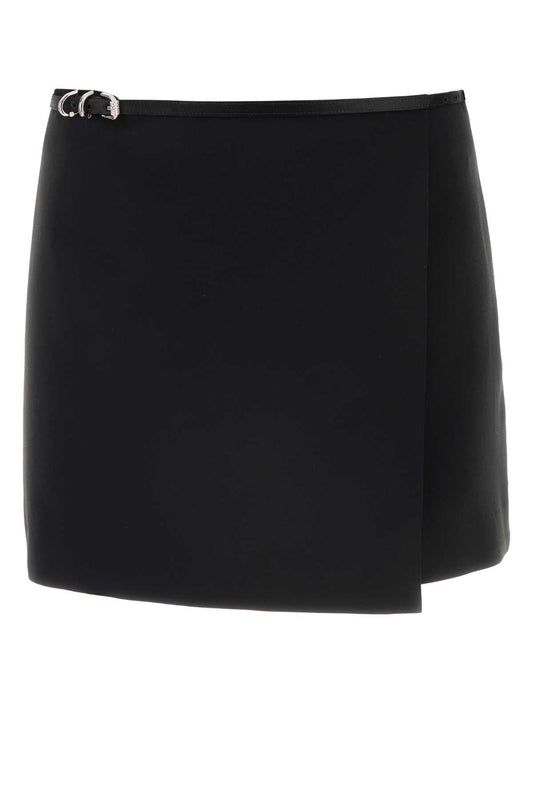 Givenchy Women Black Duchesse Mini Skirt