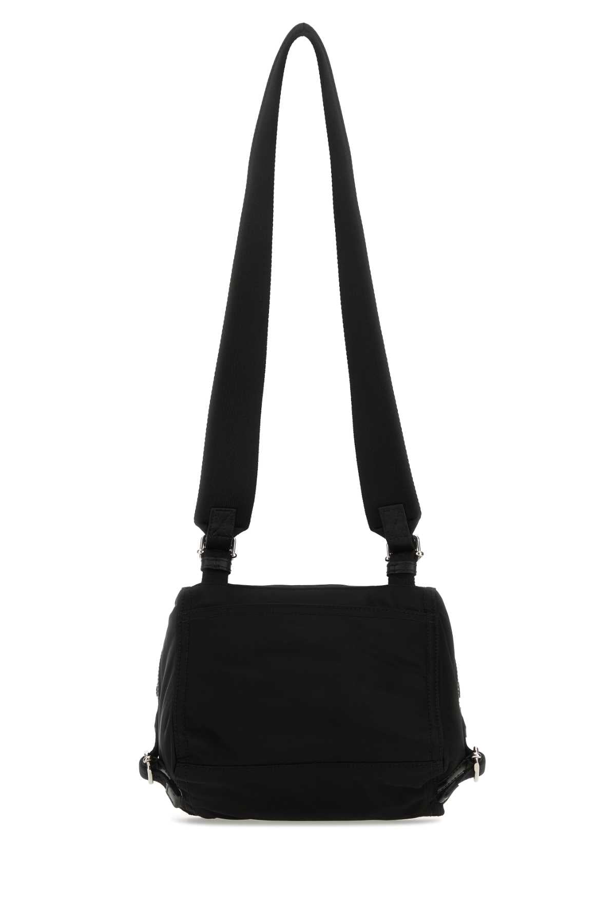 Givenchy Men Black Nylon Blend Small Pandora Crossbody Bag