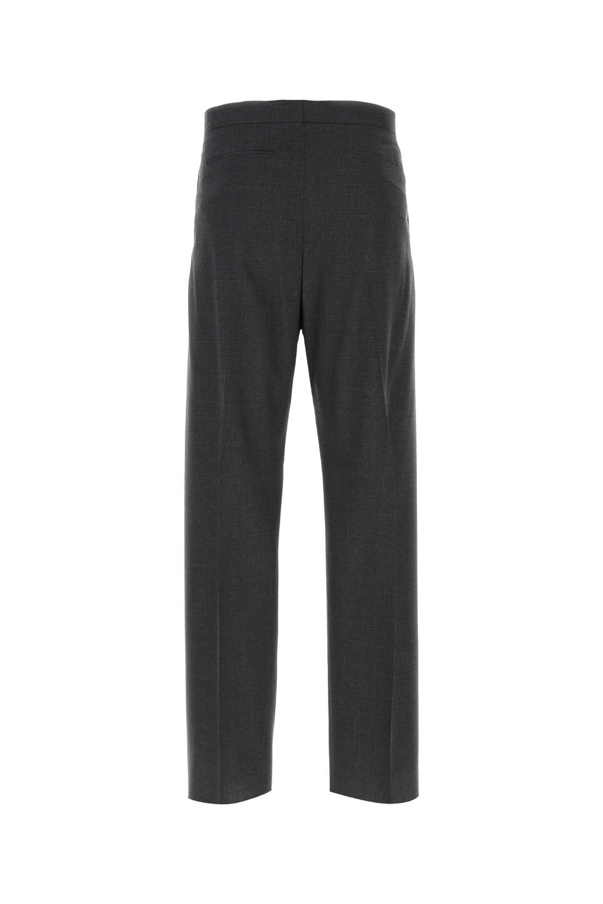 Givenchy Men Dark Grey Wool Pant