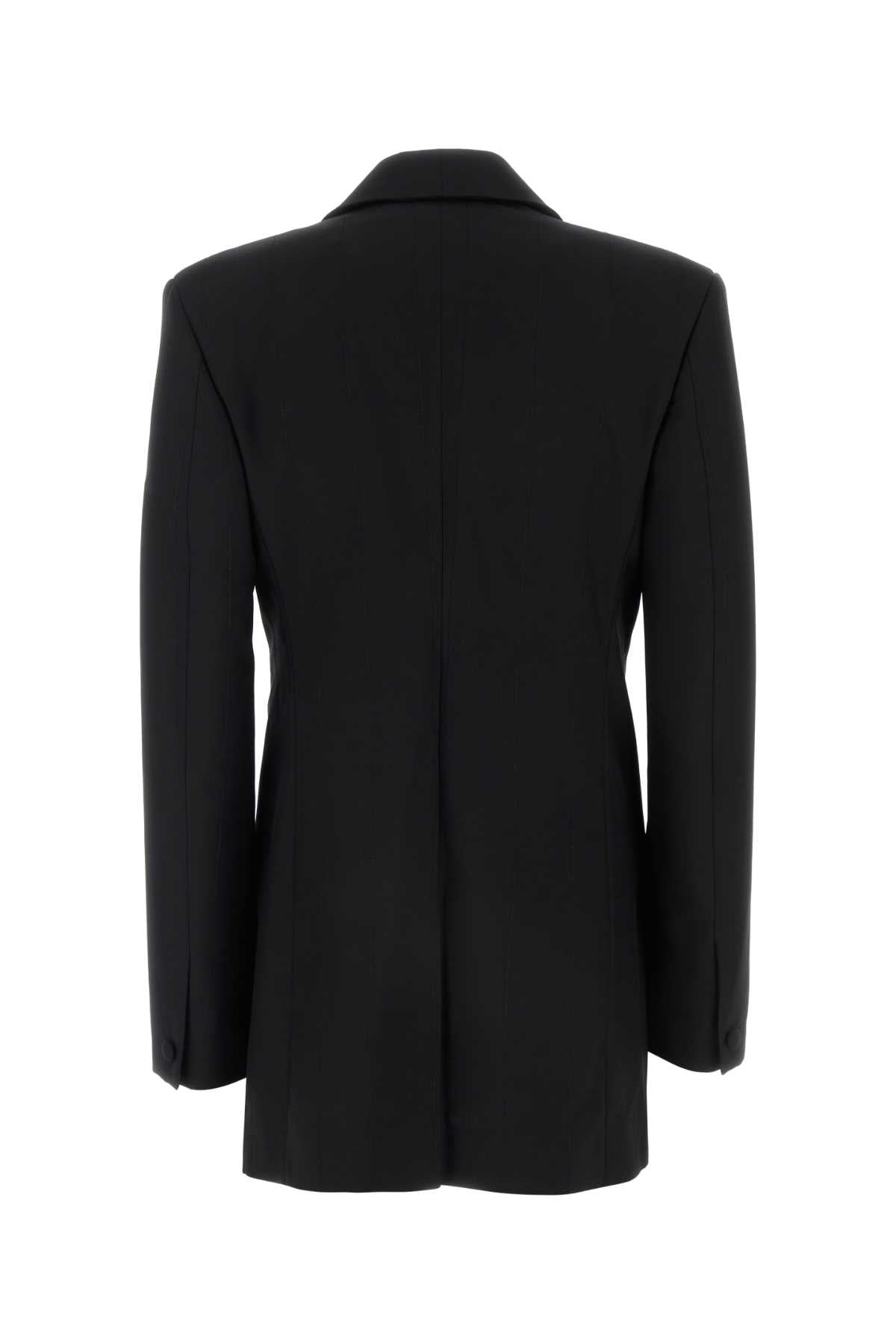 Givenchy Women Black Stretch Wool Blend Blazer