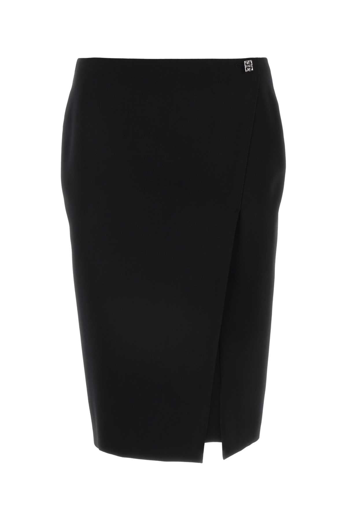 Givenchy Women Black Wool Skirt