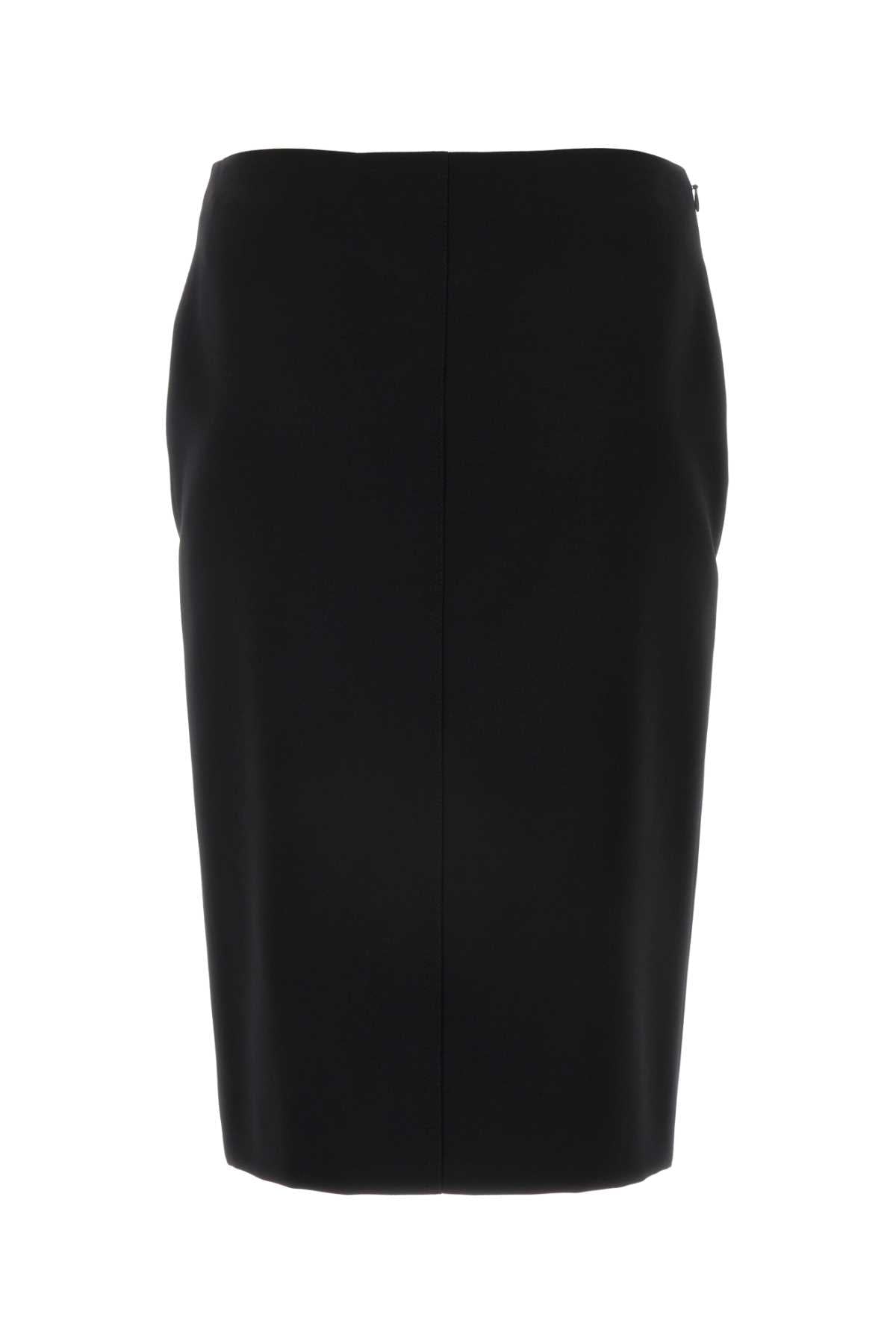 Givenchy Women Black Wool Skirt