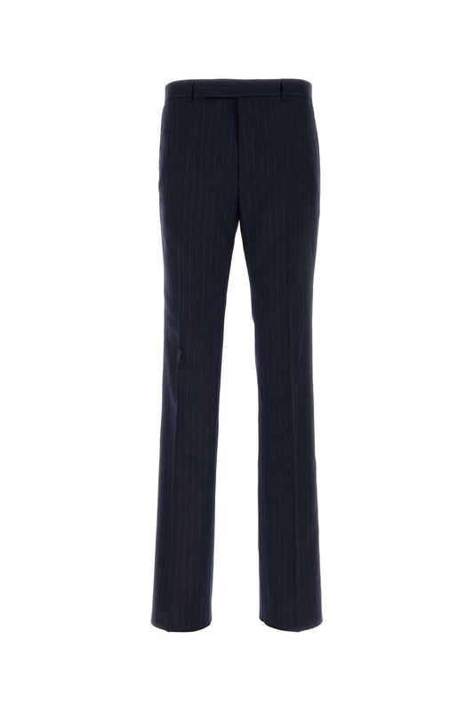 Givenchy Men Embroidered Wool Pant