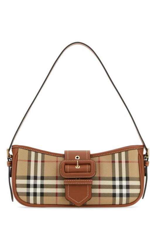 Burberry Woman Printed Canvas Sling Shoulder Bag