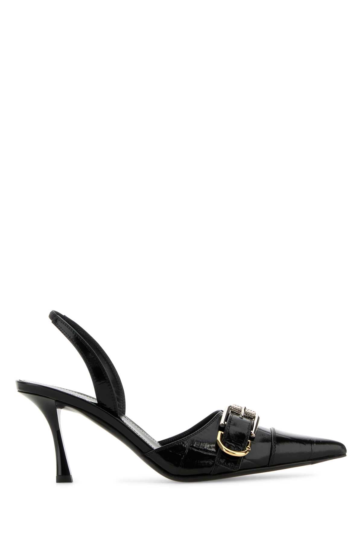 Givenchy Women Black Leather Voyou Pumps
