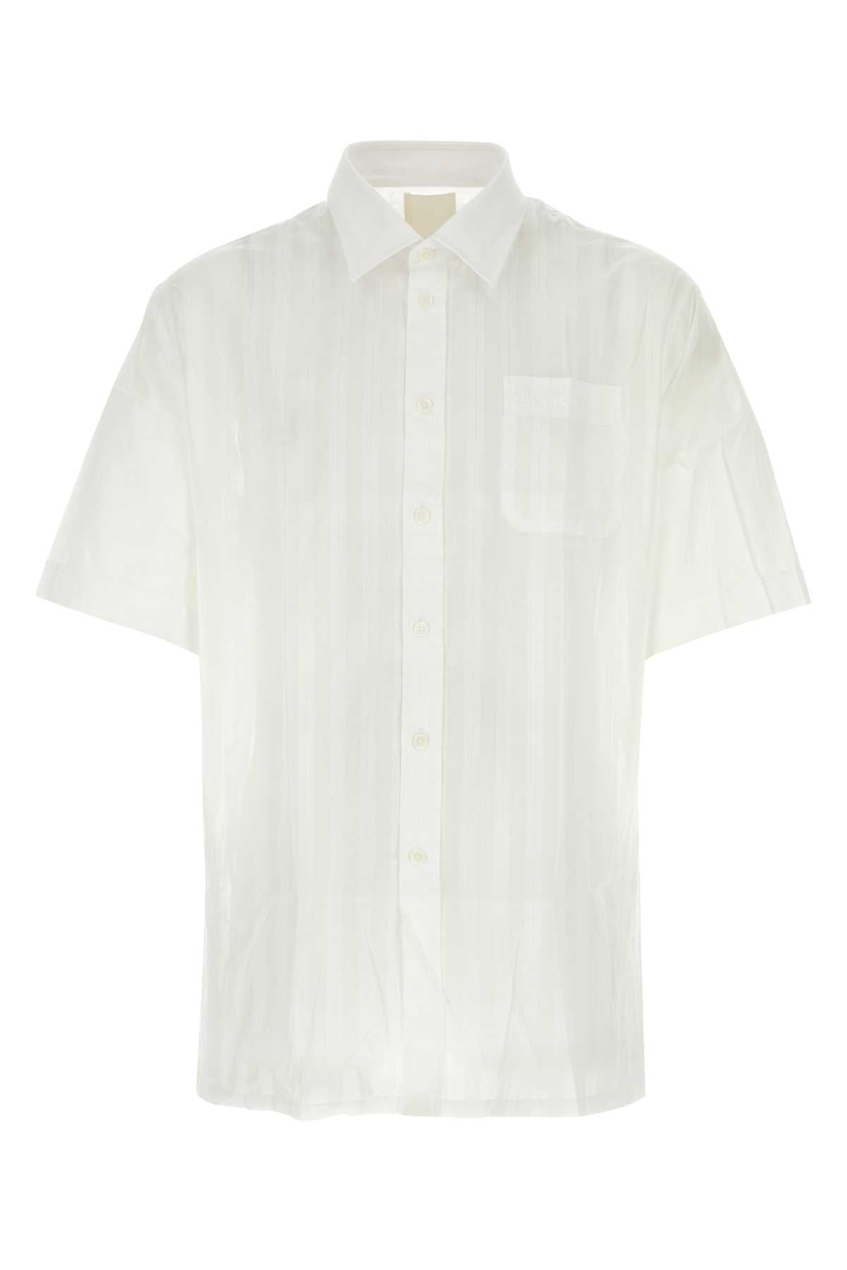 Givenchy Men Embroidered Poplin Shirt