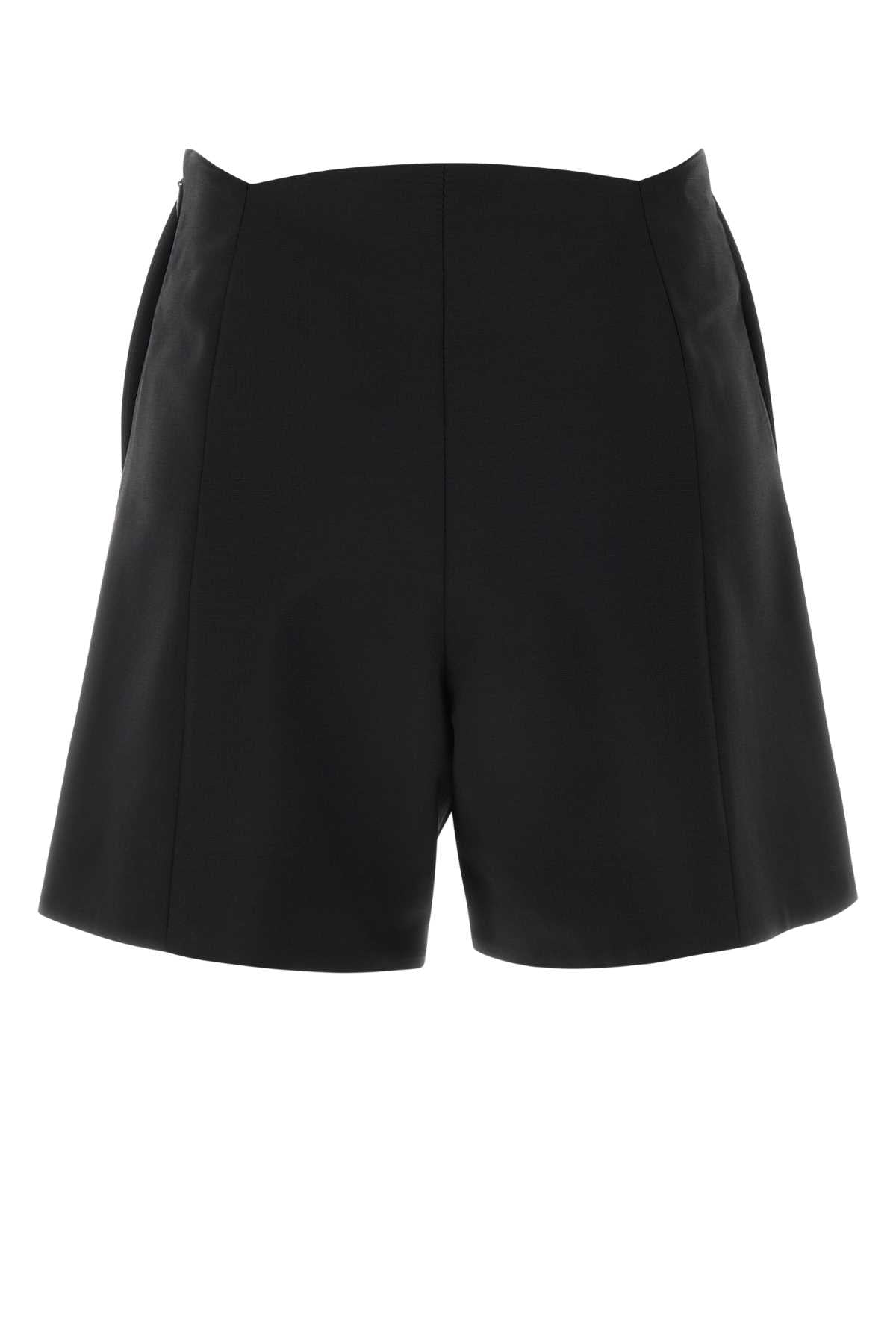 Givenchy Women Black Wool Blend Shorts