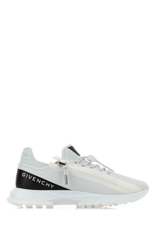 Givenchy Men White Synthetic Leather Spectre Sneakers