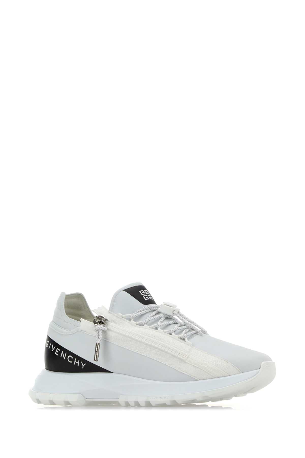 Givenchy Men White Synthetic Leather Spectre Sneakers