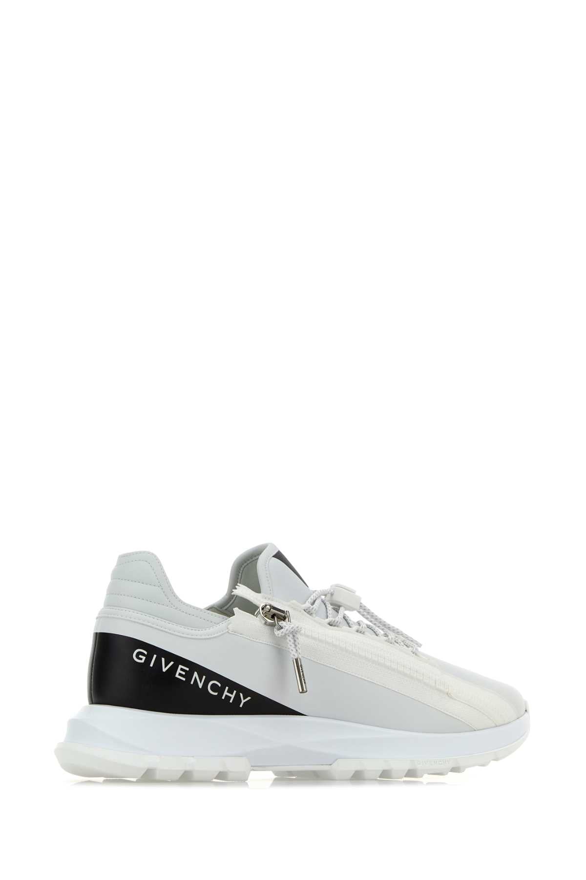 Givenchy Men White Synthetic Leather Spectre Sneakers