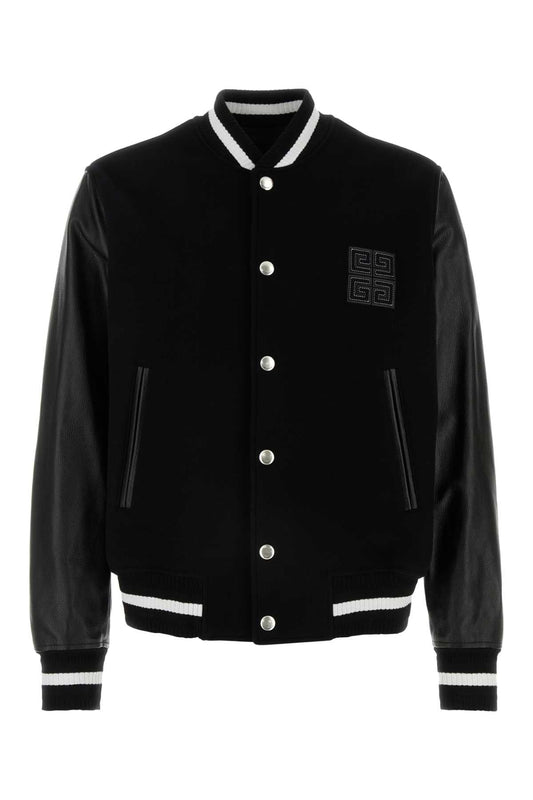 Givenchy Men Black Wool Blend Jacket