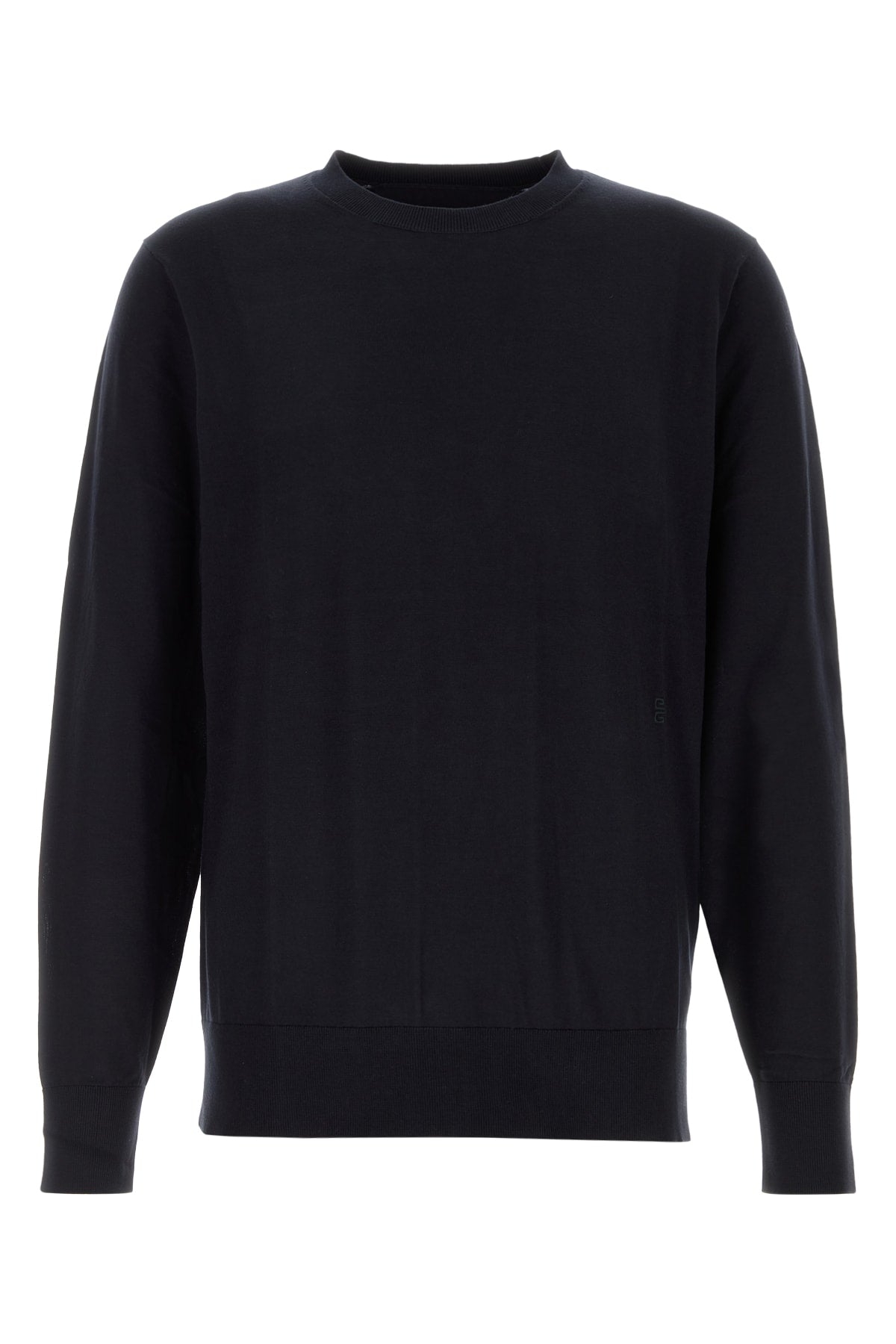 Givenchy Men Midnight Blue Cotton Blend Sweater