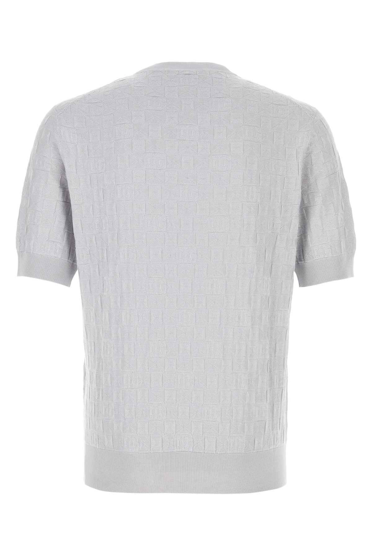 Dolce & Gabbana Men Light Grey Silk Sweater