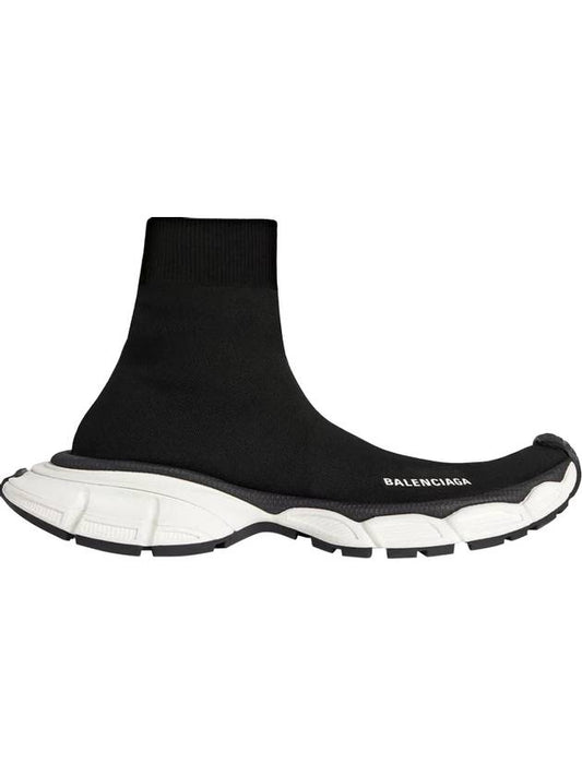 Balenciaga 3XL Sock Recycled Knit Low Top Sneakers Black