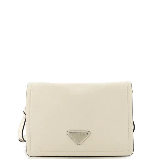 PRADA - Flap Messenger Glace Calf Small
