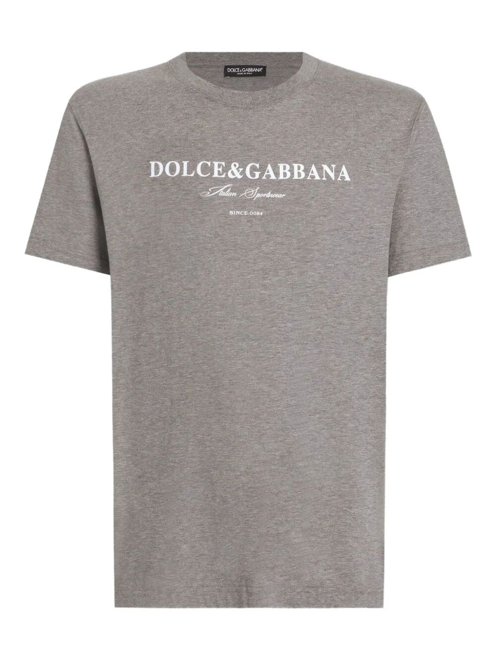 Dolce & Gabbana Men Cotton T-Shirt With Print