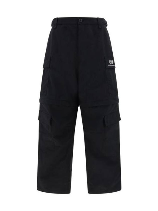 Balenciaga Unity Sports Icon Cargo Straight Pants Black