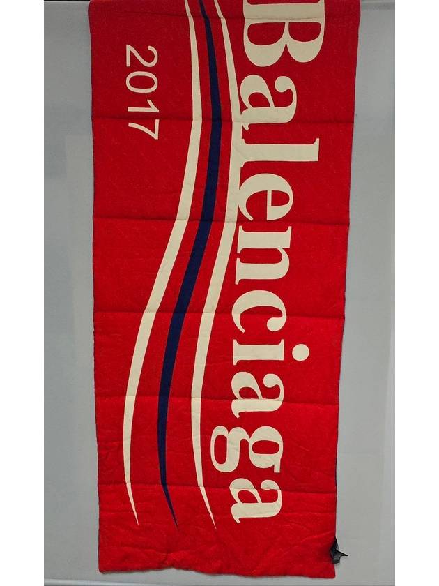 Balenciaga Wave logo muffler