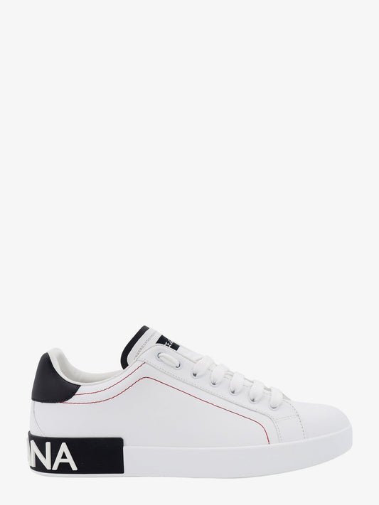 Dolce & Gabbana Men Low-Top Leather Sneakers