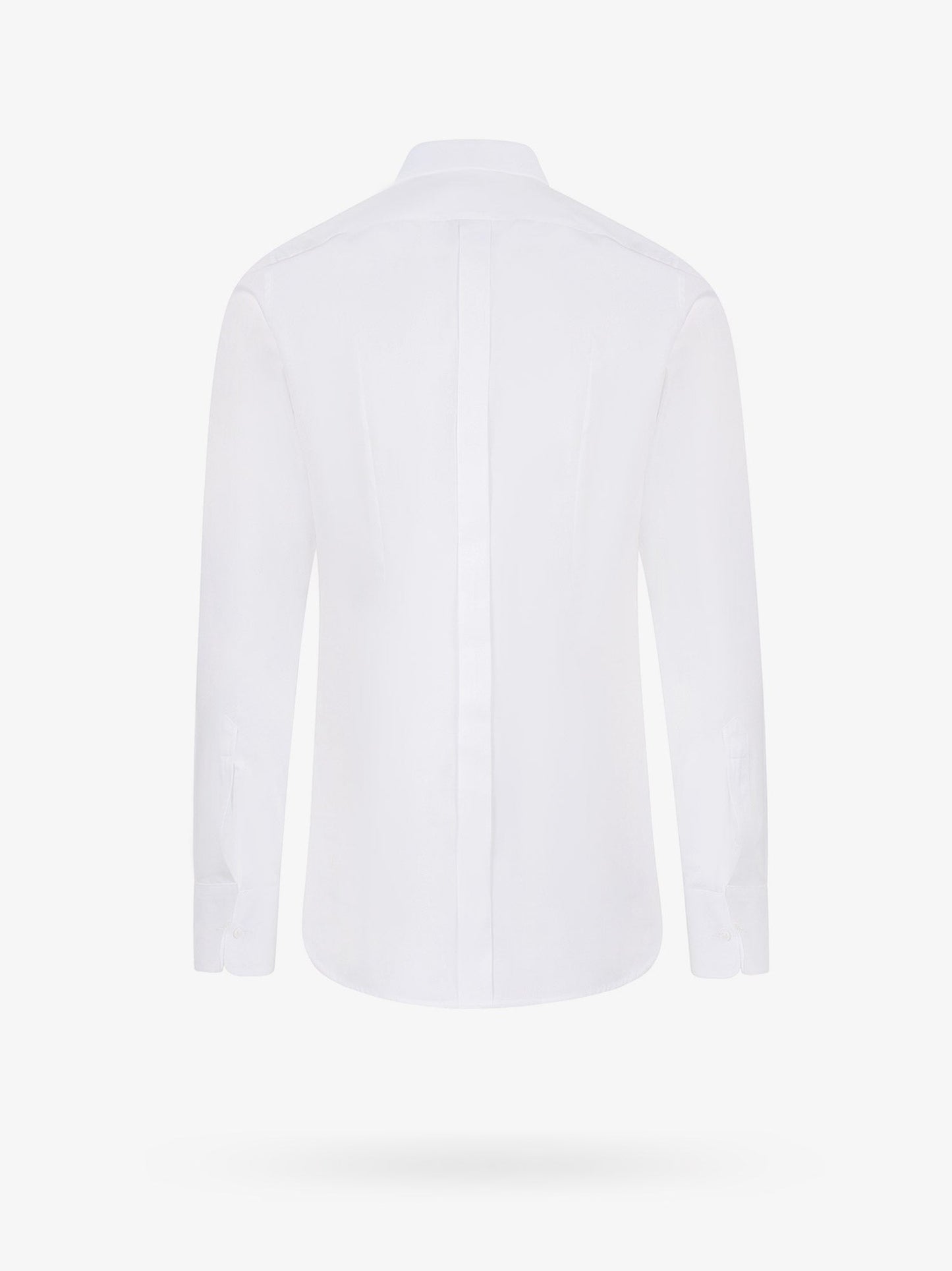 Dolce & Gabbana Men Cotton Shirt With Frontal Plastron