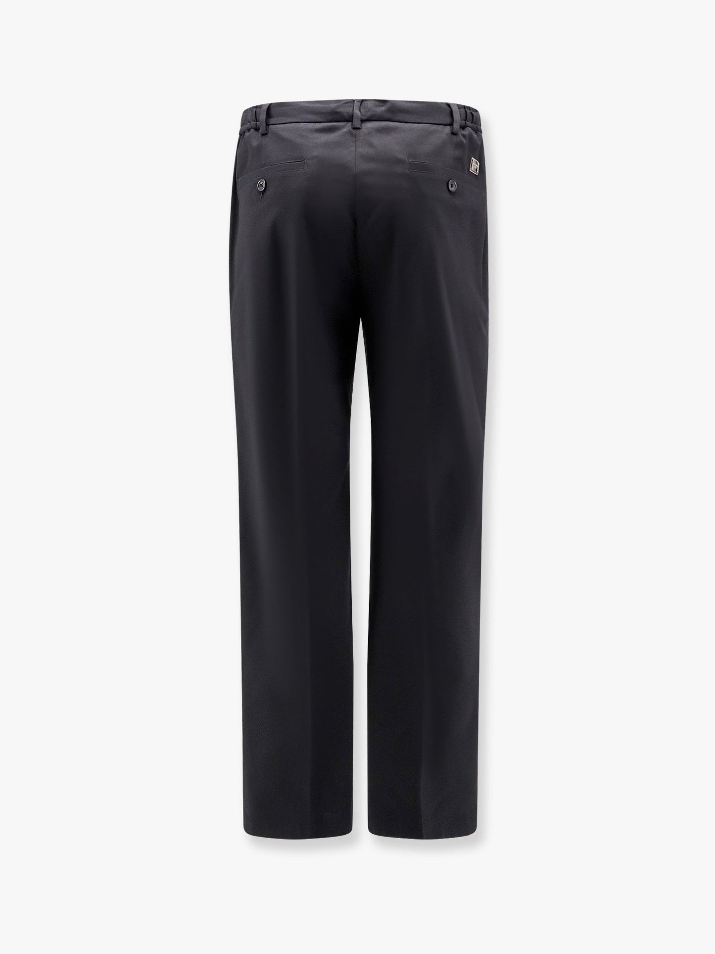 Dolce & Gabbana Men Cotton Trouser With Elastic Inserts And Drawstring