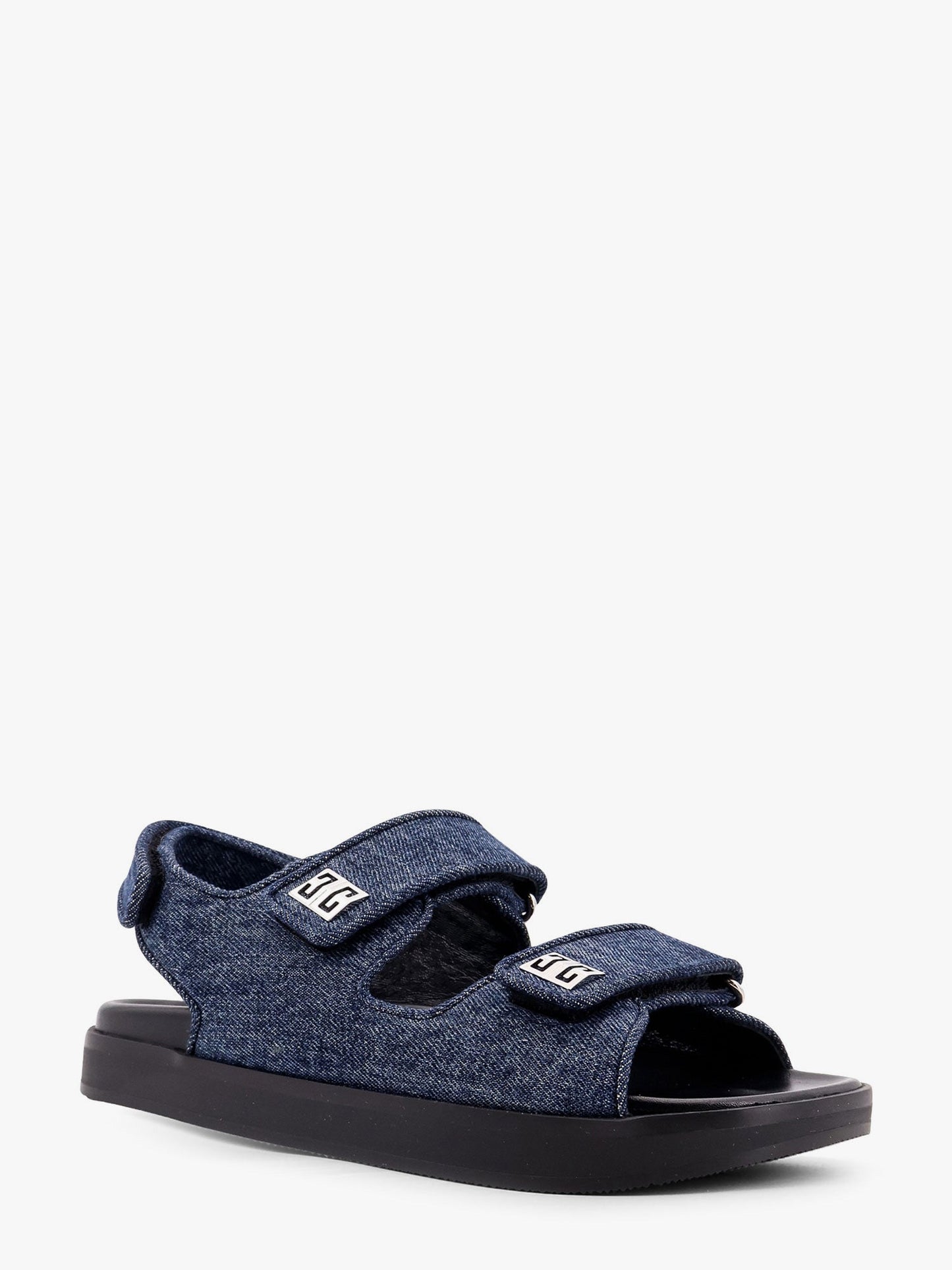 Givenchy Women Strap Flat Denim Sandals
