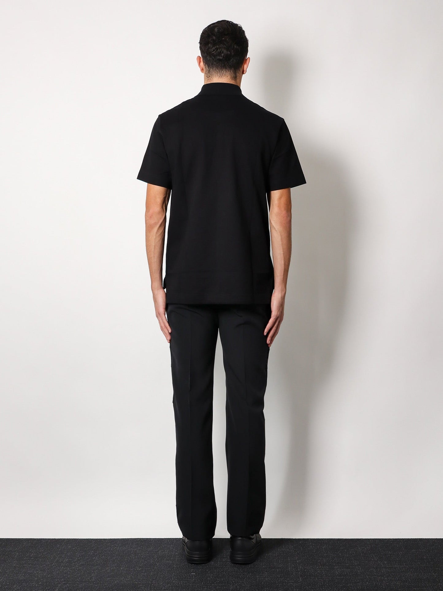 Givenchy Men Piquã© Cotton Polo Shirt With 4G Embroidery
