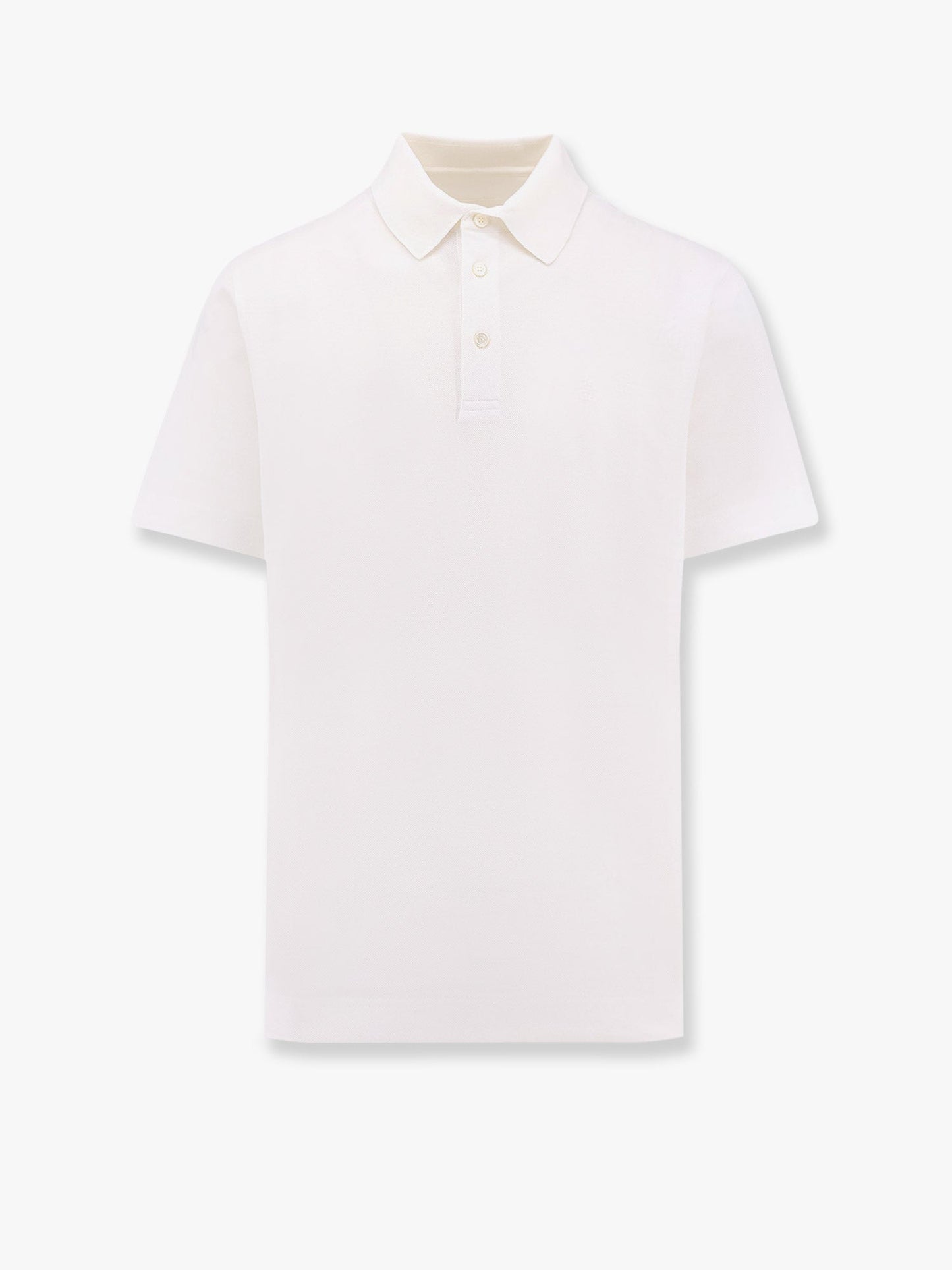 Givenchy Men Piquã© Cotton Polo Shirt With 4G Embroidery
