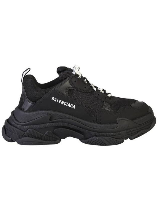 Balenciaga Triple S Low Top Sneakers Black