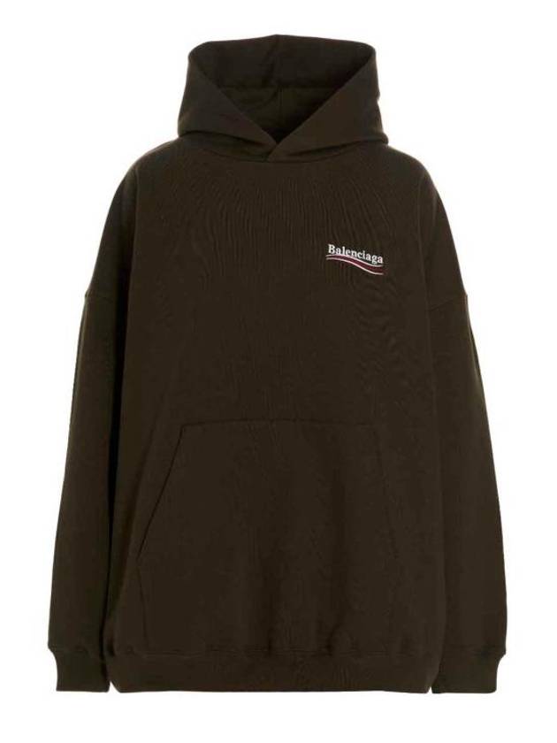 Balenciaga Political Campaign Oversized Fit Hoodie Green