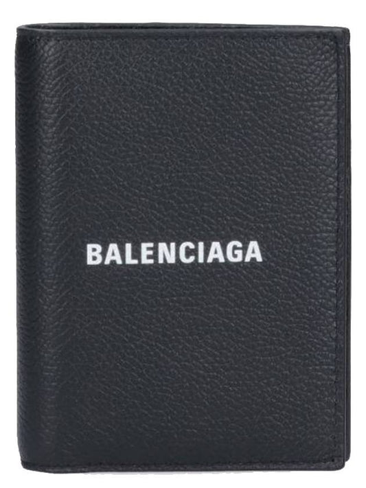 Balenciaga Cash Vertical Half Wallet Black