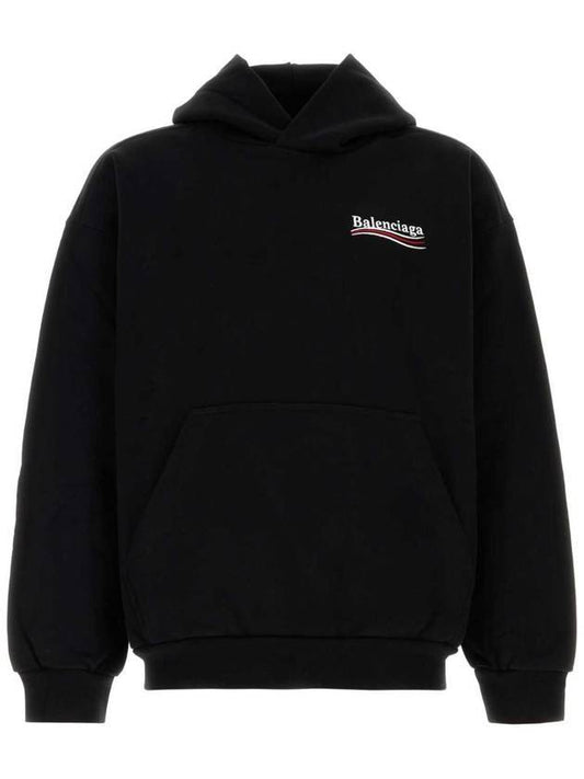 Balenciaga Political Campaign Hoodie Black