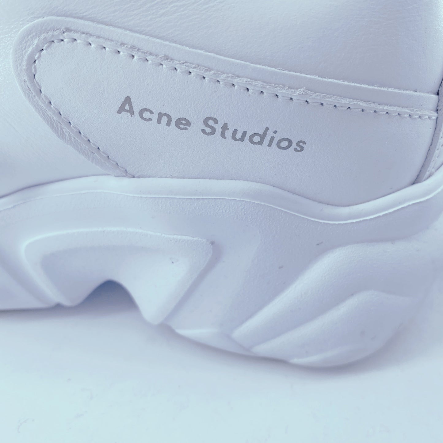 Acne Studios Exclusive White Nappa Manhattan Sneakers