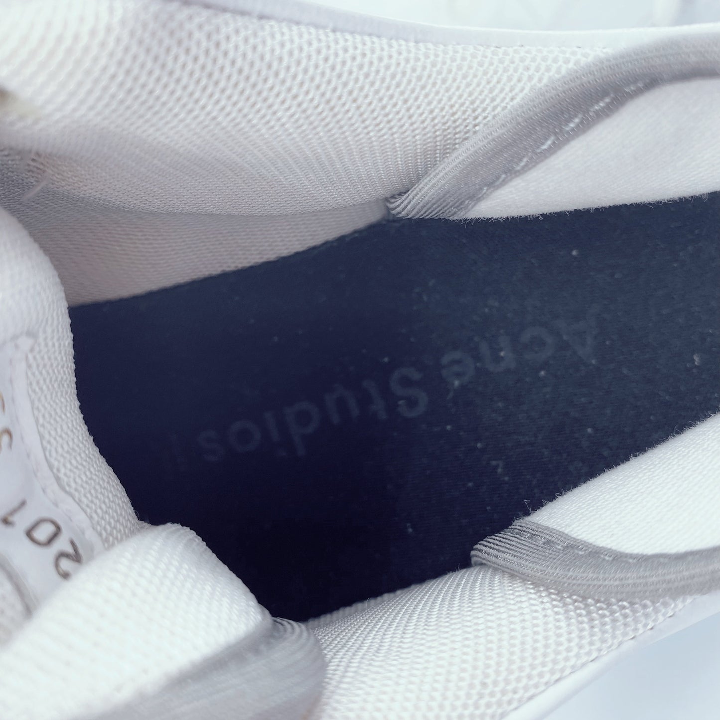 Acne Studios Exclusive White Nappa Manhattan Sneakers