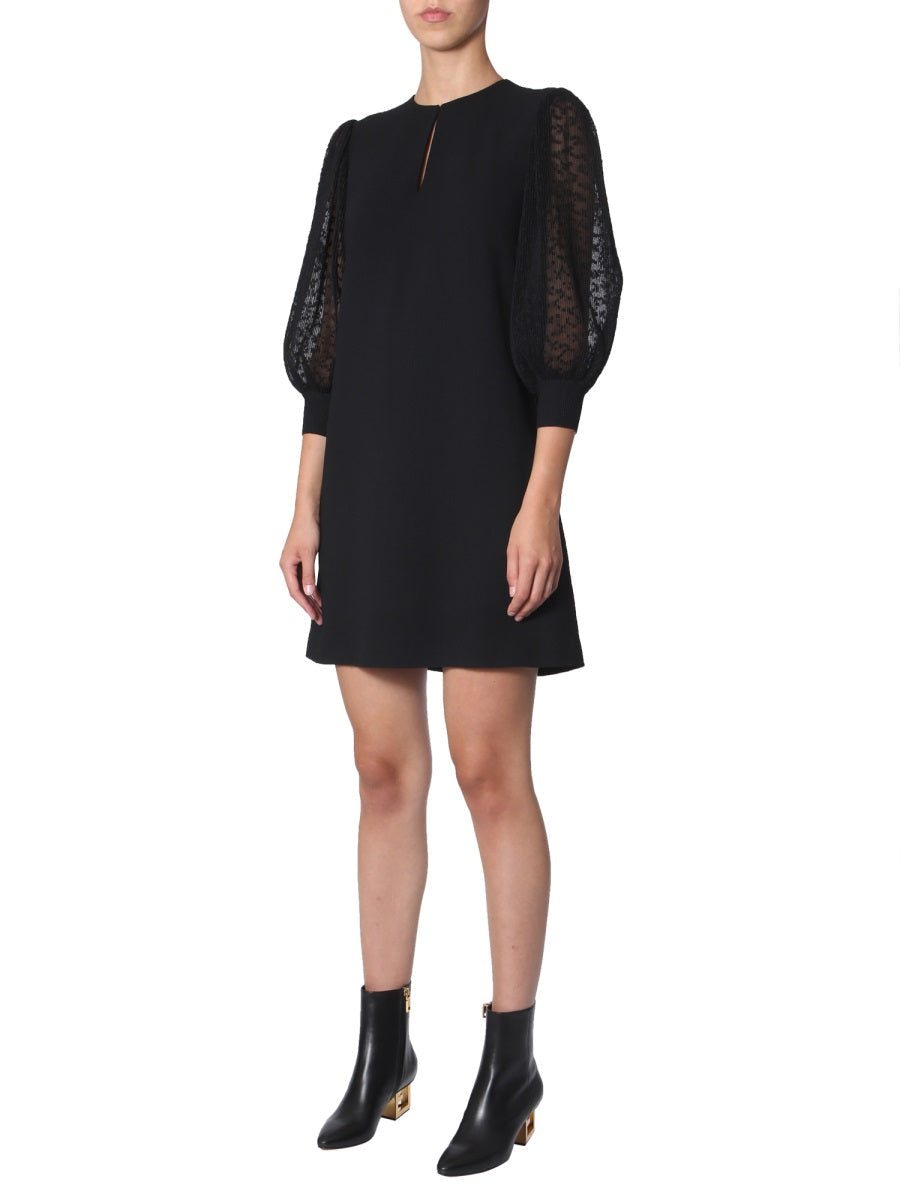 Givenchy Women Dress With Pleated Sleeves