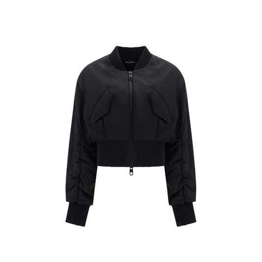 Dolce & Gabbana Cropped Bomber Jacket Women