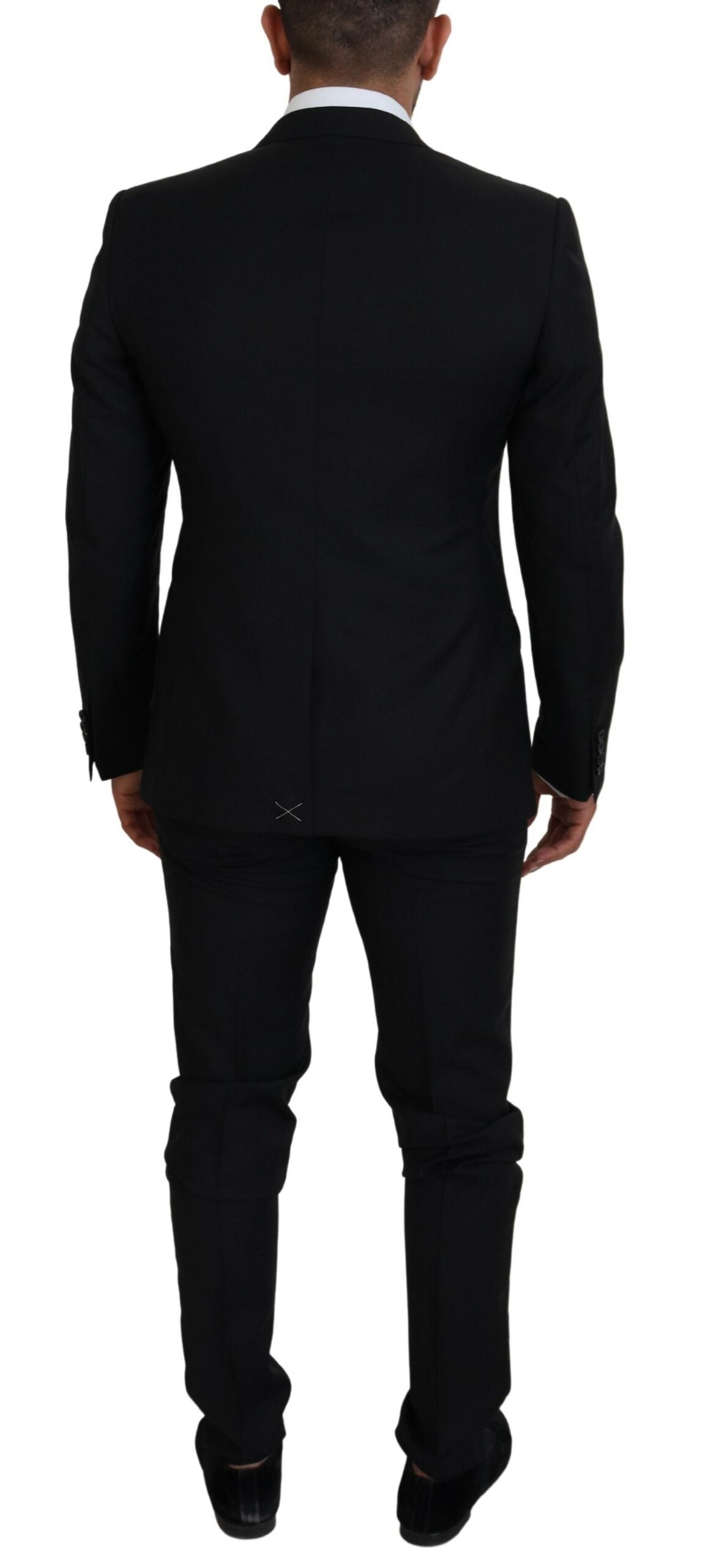 Dolce & Gabbana Black Single Breasted 2 Piece MARTINI Men's Suit