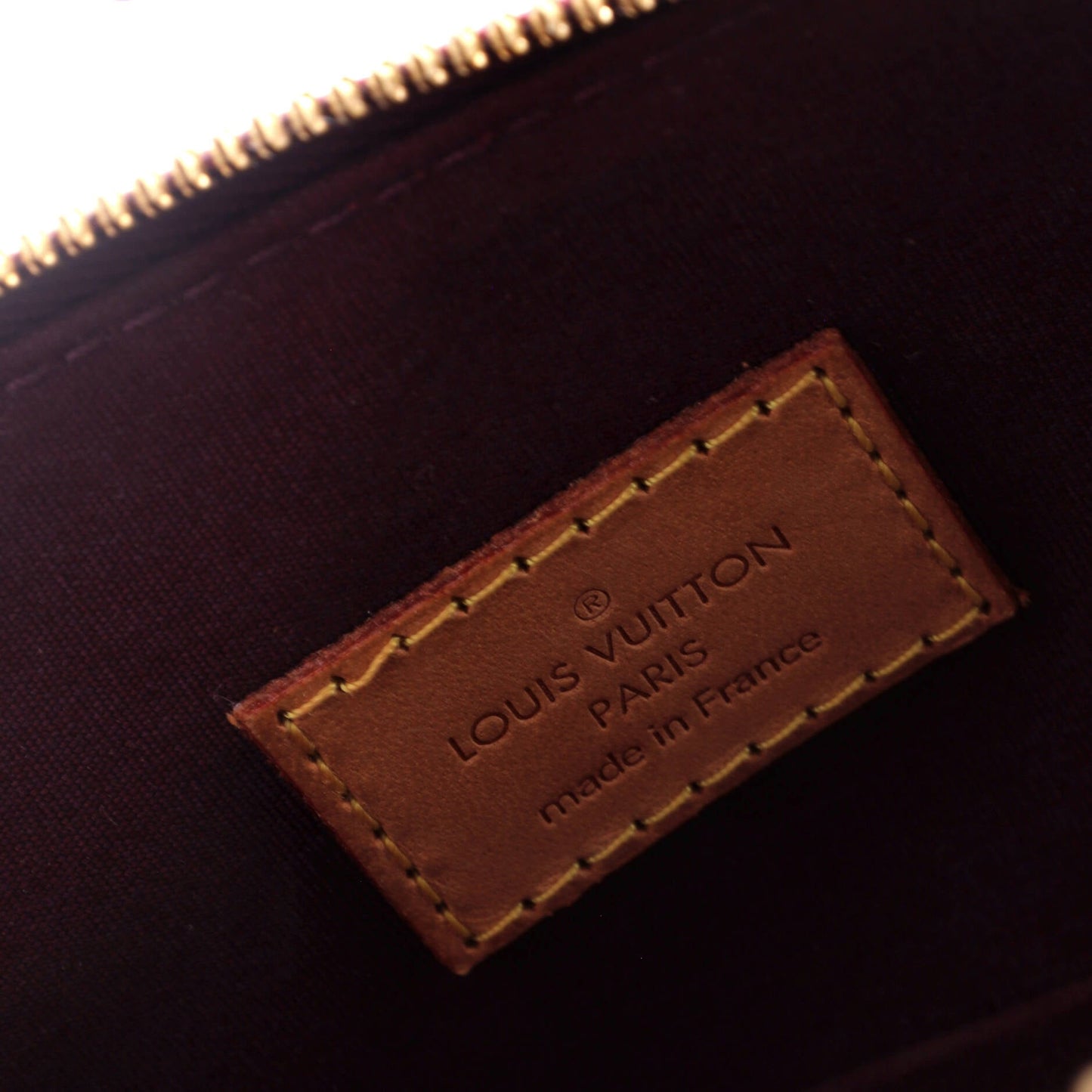 Alma Handbag Monogram Vernis GM