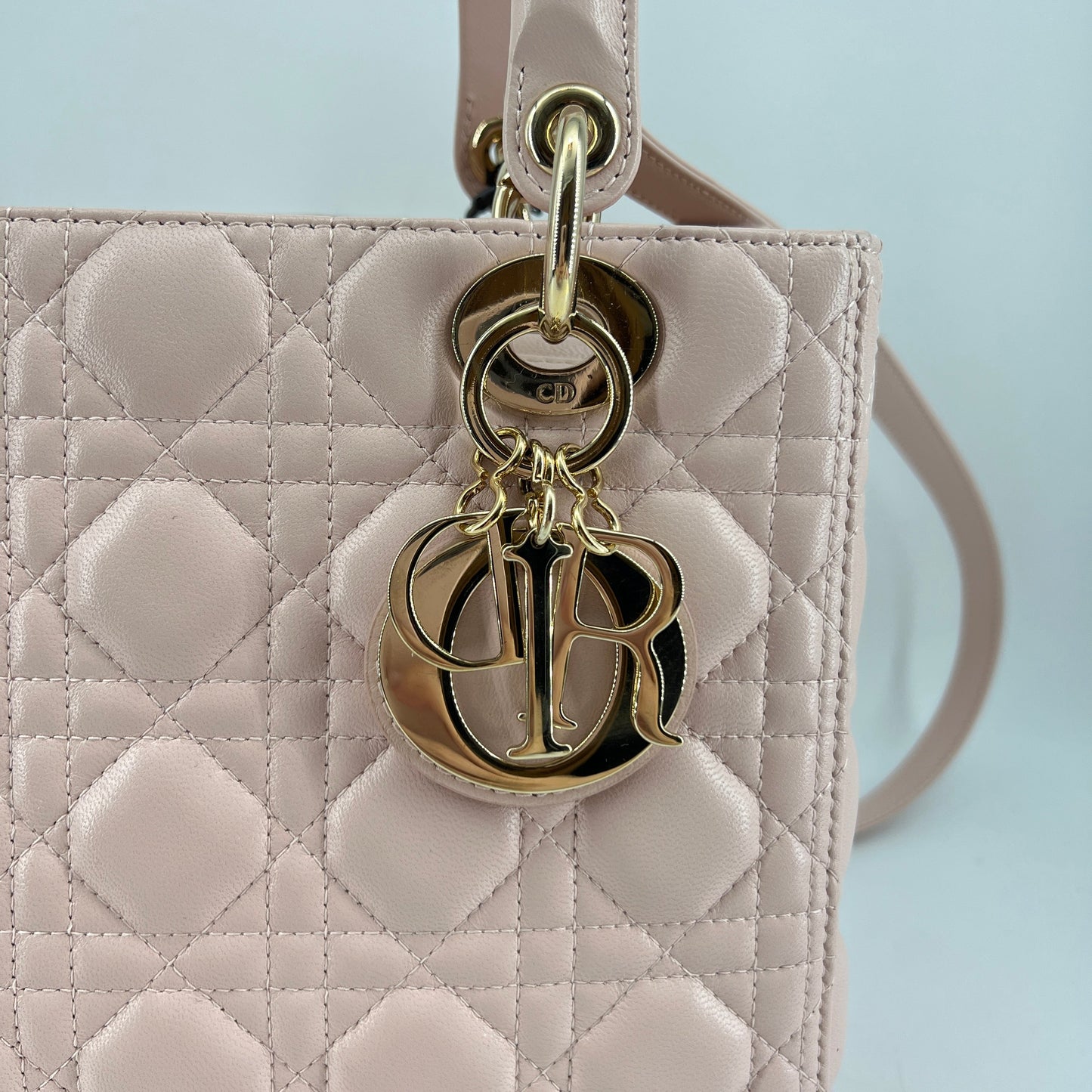 Dior Lady Dior pink Medium Bag Year2013TWS