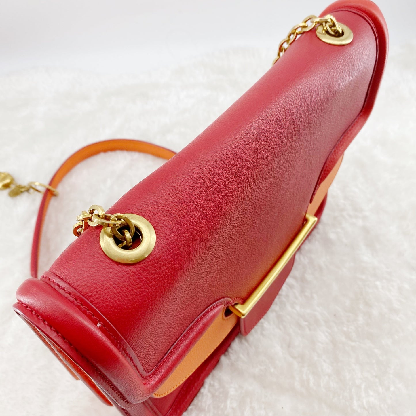 Alexander McQueen Red Chain Bag