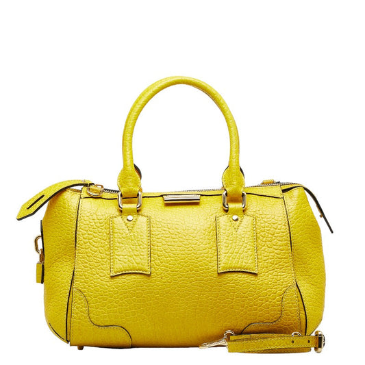 Burberry Bag 2WAY Yellow Leather