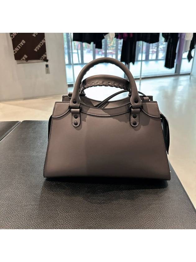 Balenciaga Women s Gray Neo Classic Small Tote Bag Cross 638521 11R57 1404