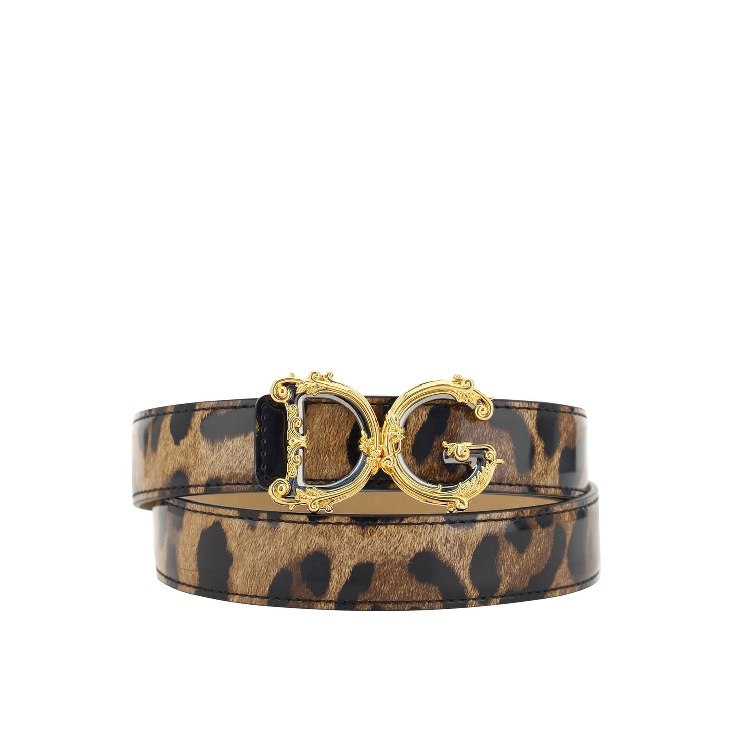 Dolce & Gabbana Leather Logo Belt Women