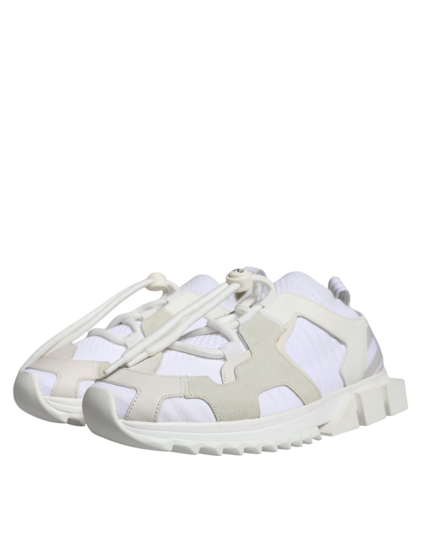 Dolce & Gabbana White Mesh Sorrento Trekking Sneakers Men's Shoes ()