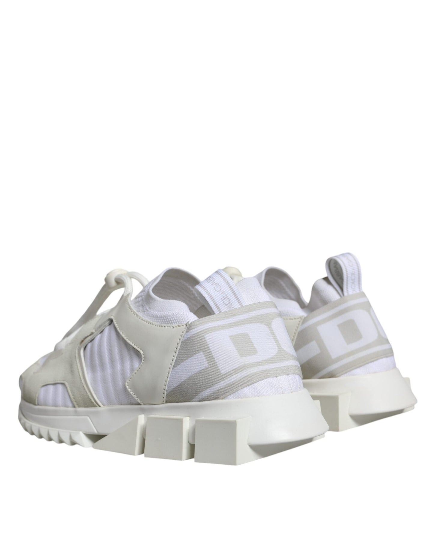 Dolce & Gabbana White Mesh Sorrento Trekking Sneakers Men's Shoes ()