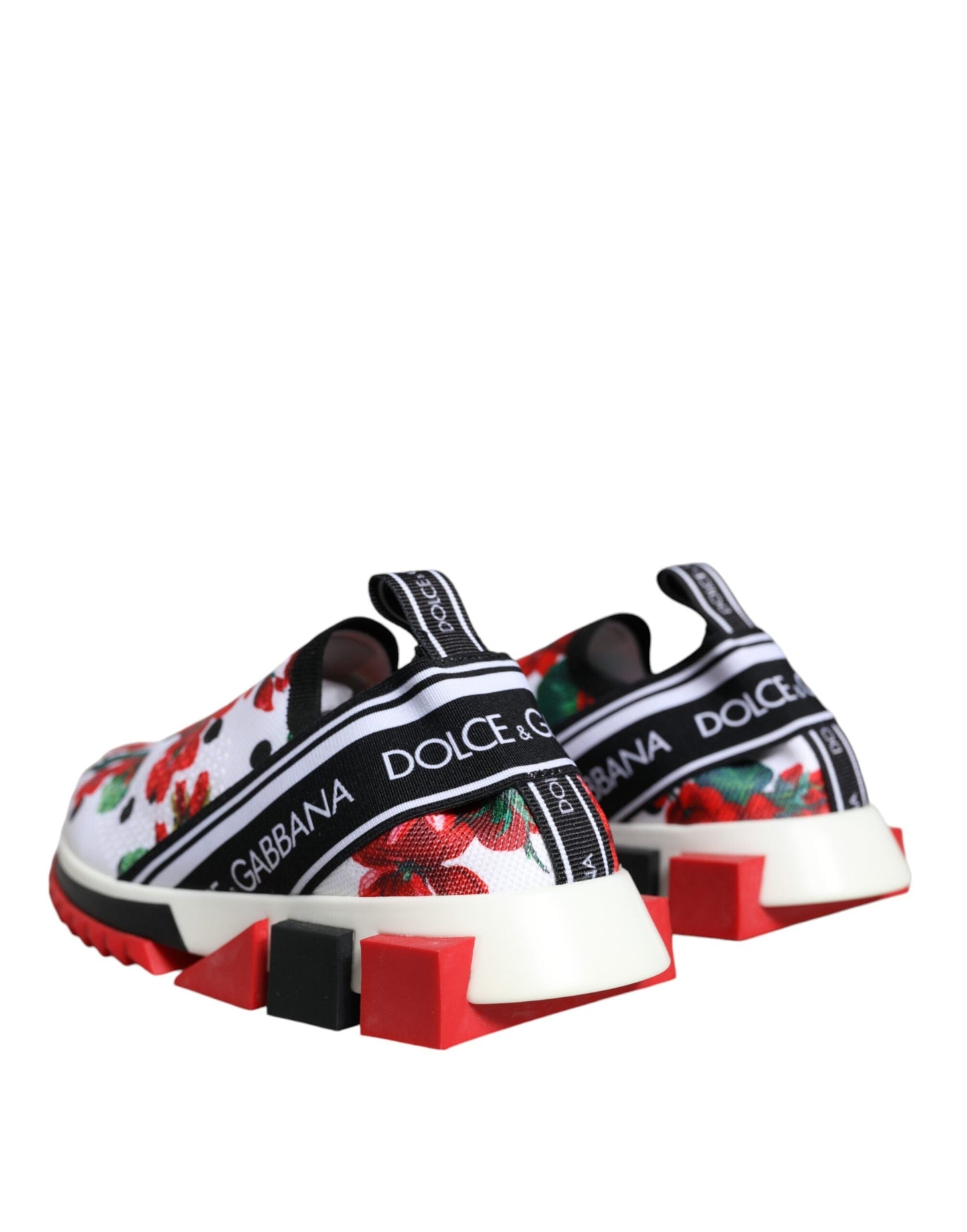 Dolce & Gabbana Multicolor Geranium Sorrento Sneakers Women's Shoes