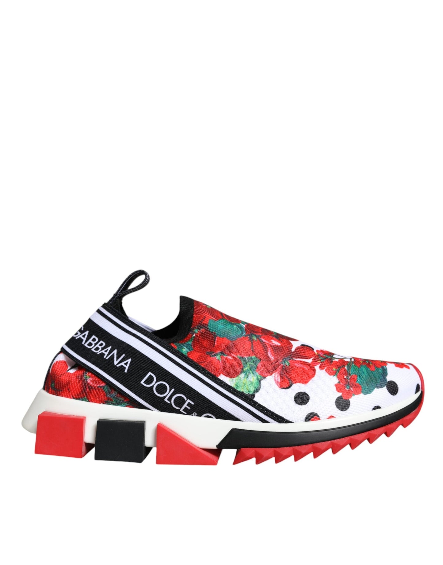 Dolce & Gabbana Multicolor Geranium Sorrento Sneakers Women's Shoes